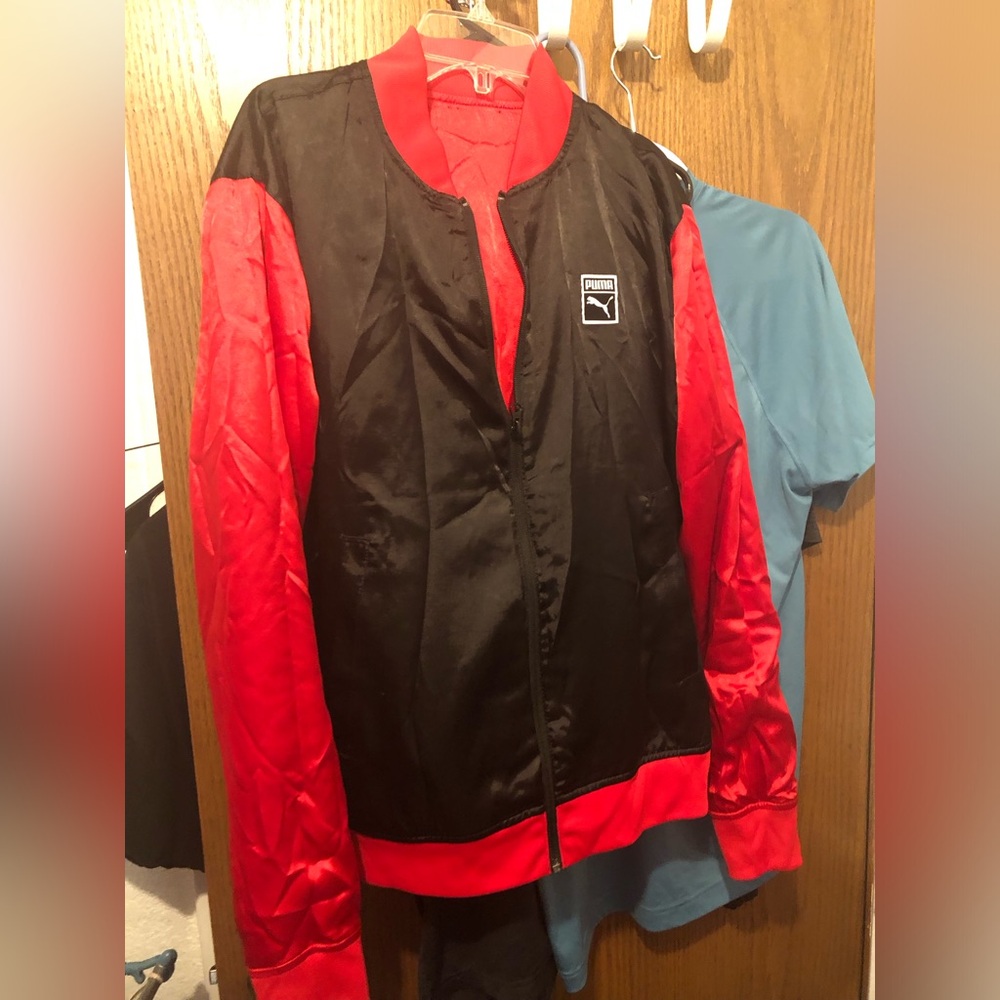 Puma Satin Reversible Jacket - 35A $50 or $45 w/offer
